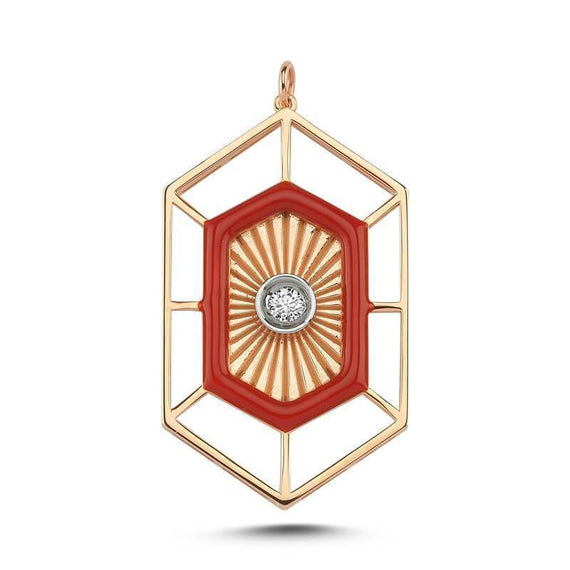MATISSE CARNELIAN NECKLACE CHARM
