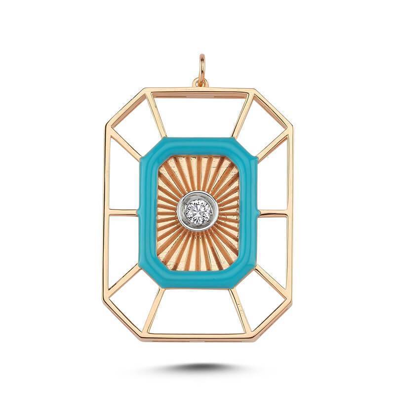 MATISSE TURQUOISE NECKLACE CHARM