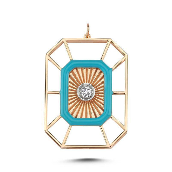MATISSE TURQUOISE NECKLACE CHARM