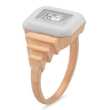 MATISSE MATTE GOLD BAGETTE RING