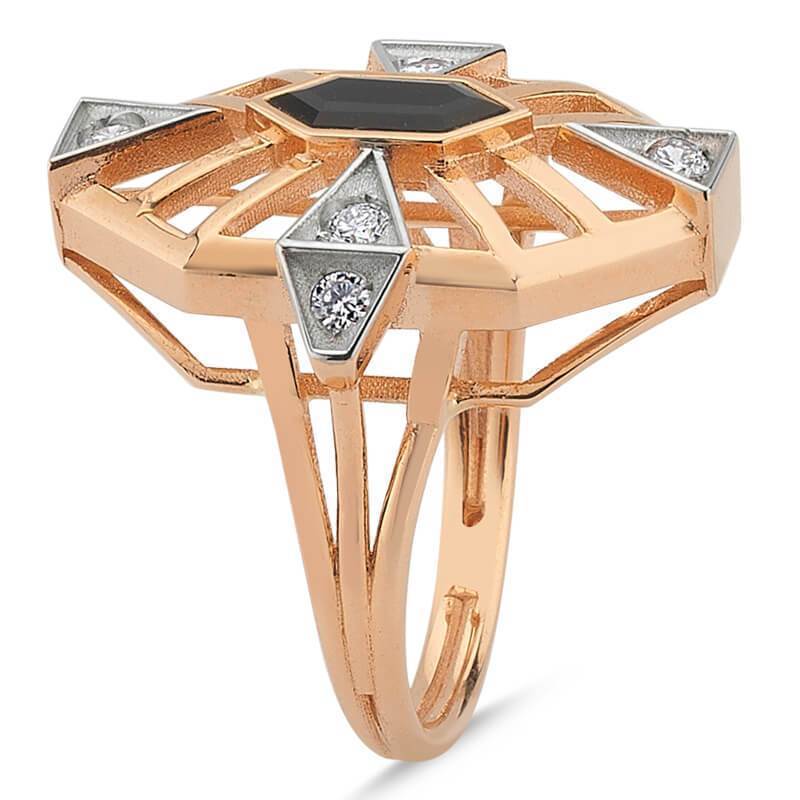 MATISSE ONYX & DIAMOND RING