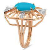 MATISSE TURQUOISE & DIAMOND RING