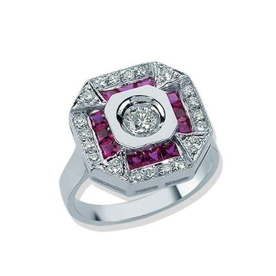 PARIS RUBY MINIMALIST RING
