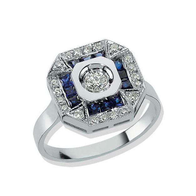 PARIS SAPPHIRE MINIMALIST RING