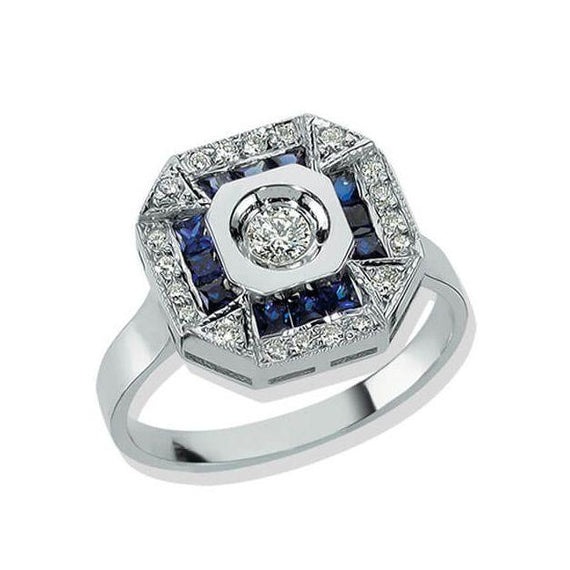 PARIS SAPPHIRE MINIMALIST RING