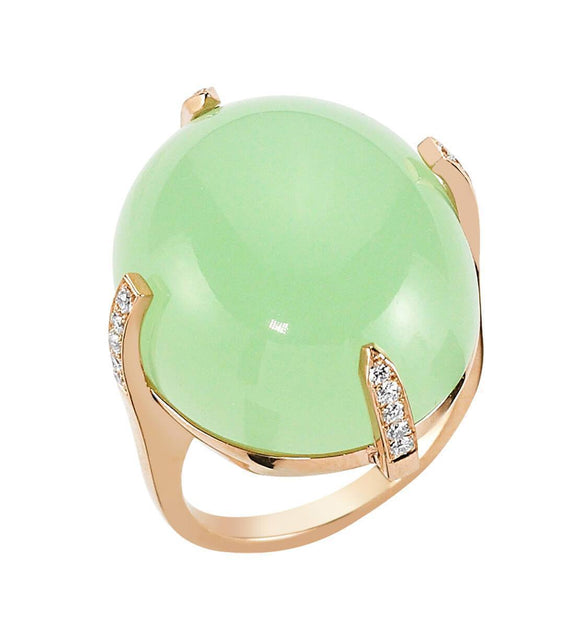 SKY GREEN QUARTZ RING
