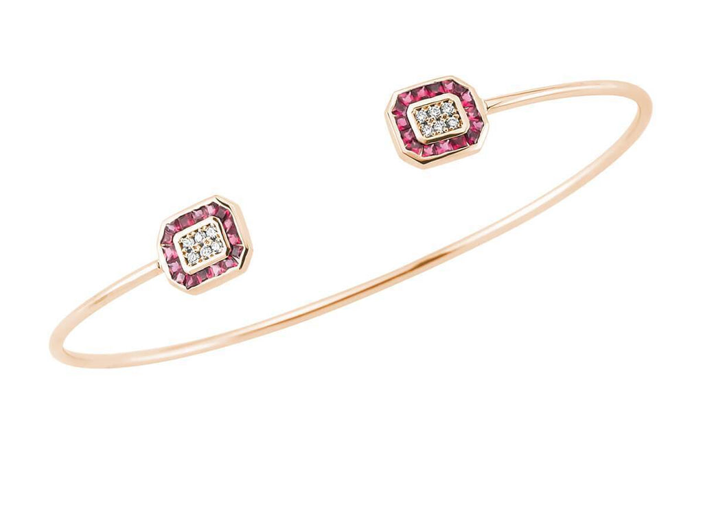 TRIO RUBY & DIAMOND BRACELET
