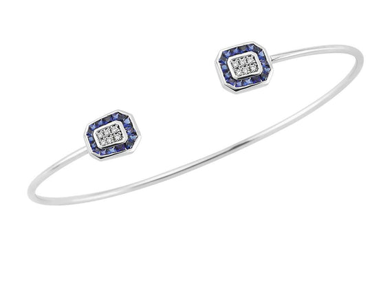 TRIO SAPPHIRE & DIAMOND BRACELET