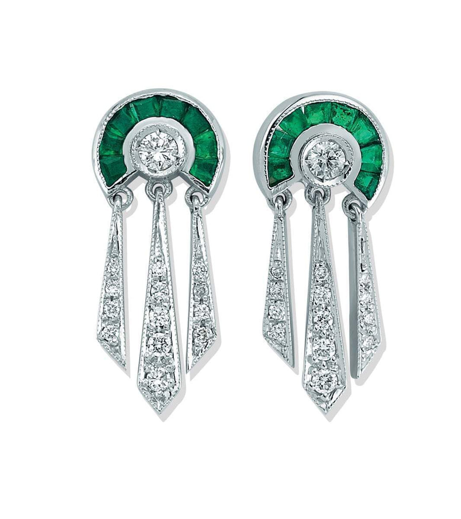 PARIS SEMI CIRCLE TASSEL EARRINGS