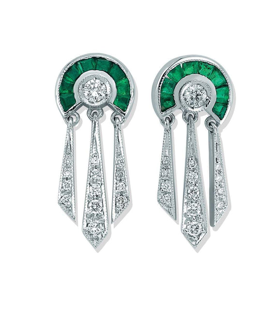 PARIS SEMI CIRCLE TASSEL EARRINGS