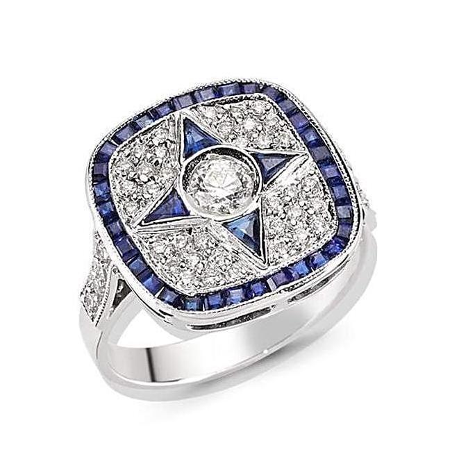 PARIS SAPHHIRE STAR RING