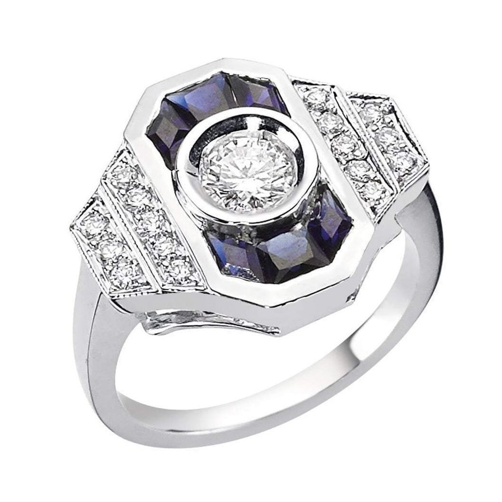 PARIS LARGE SAPPHIRE RING